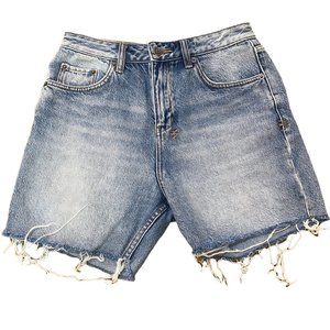Ksubi Clueless Racer Denim Jean Shorts Light Wash 100% Cotton Women's Size 27